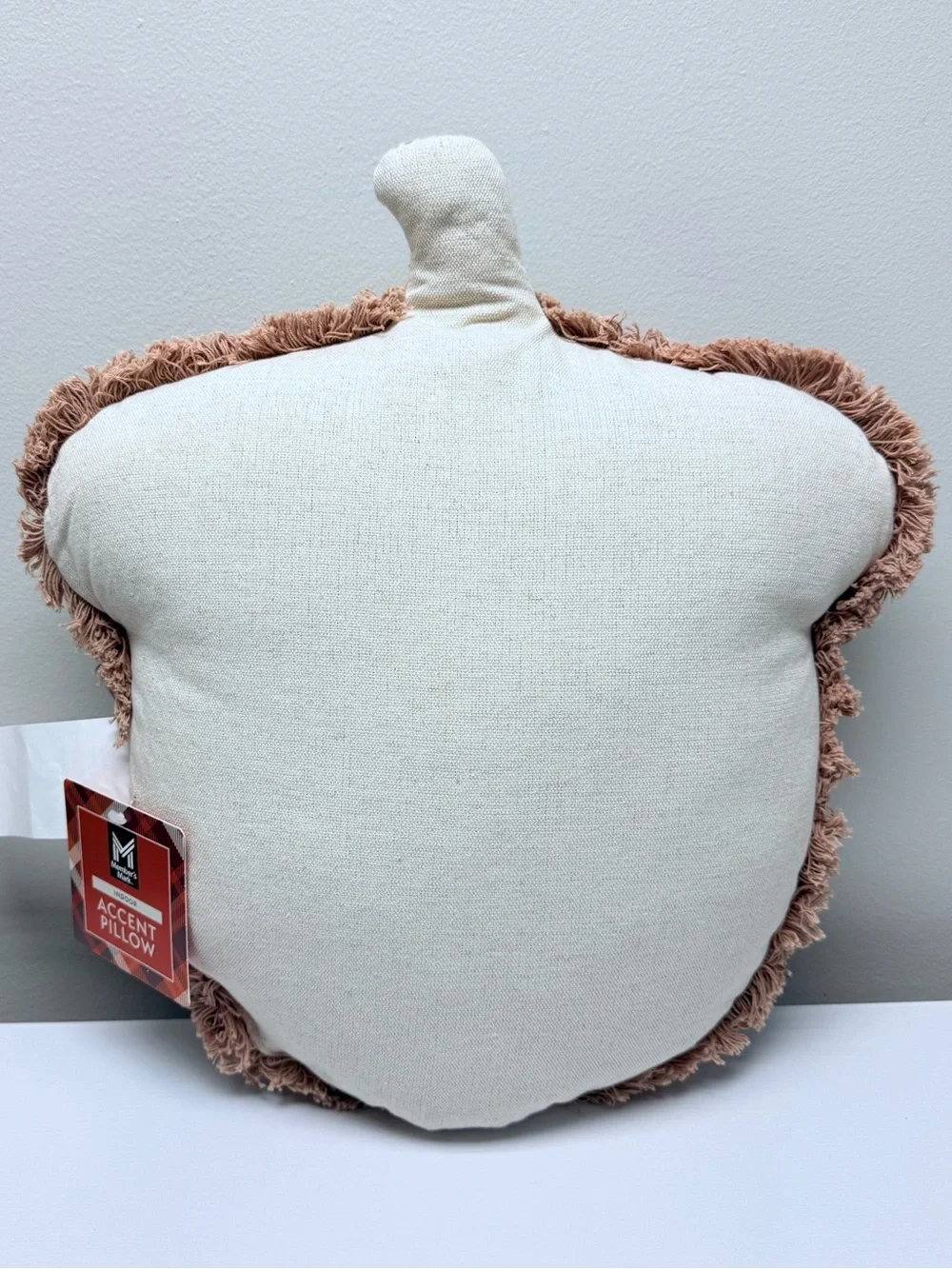 Member's Mark Harvest Acorn Shaped Accent Pillow, Beige/Tan, New!